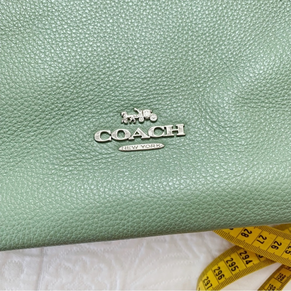 Coach Abby Leather Duffle‎ Tote Bag, Green - Picture 2 of 14